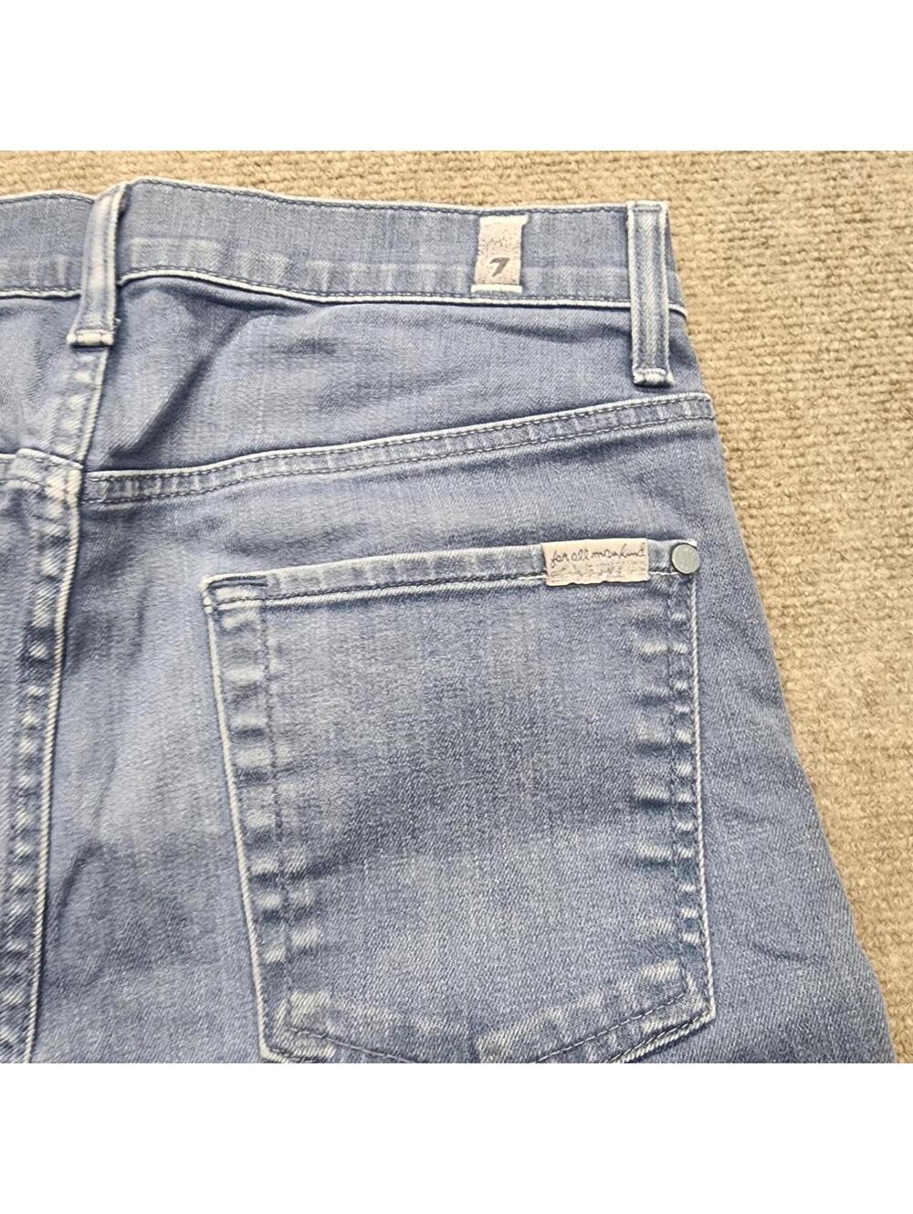EUC 7 For All Mankind Paxtyn Men’s Gray Slim Skinny Jeans Size 29 - Picture 3 of 7